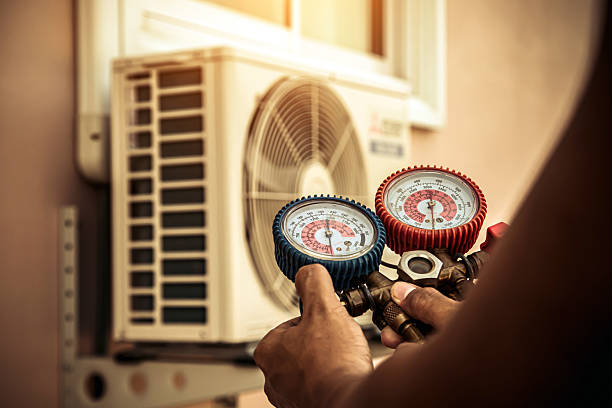 Professional Hvac Installation technician working in Mount Royal, NJ